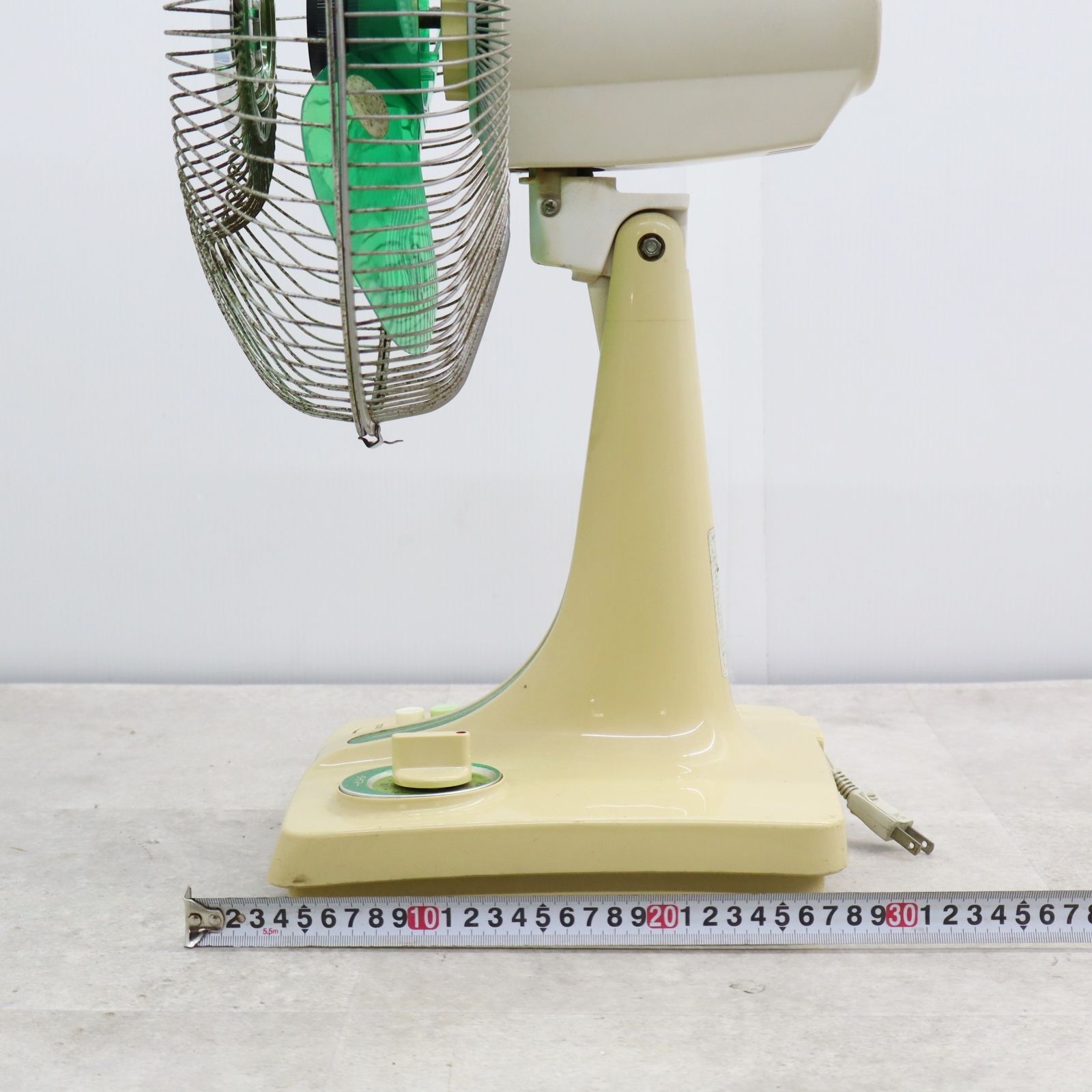 ▽当時物！ ｜レトロ 扇風機｜TOSHIBA 東芝 D-30D41G 羽根の大きさ
