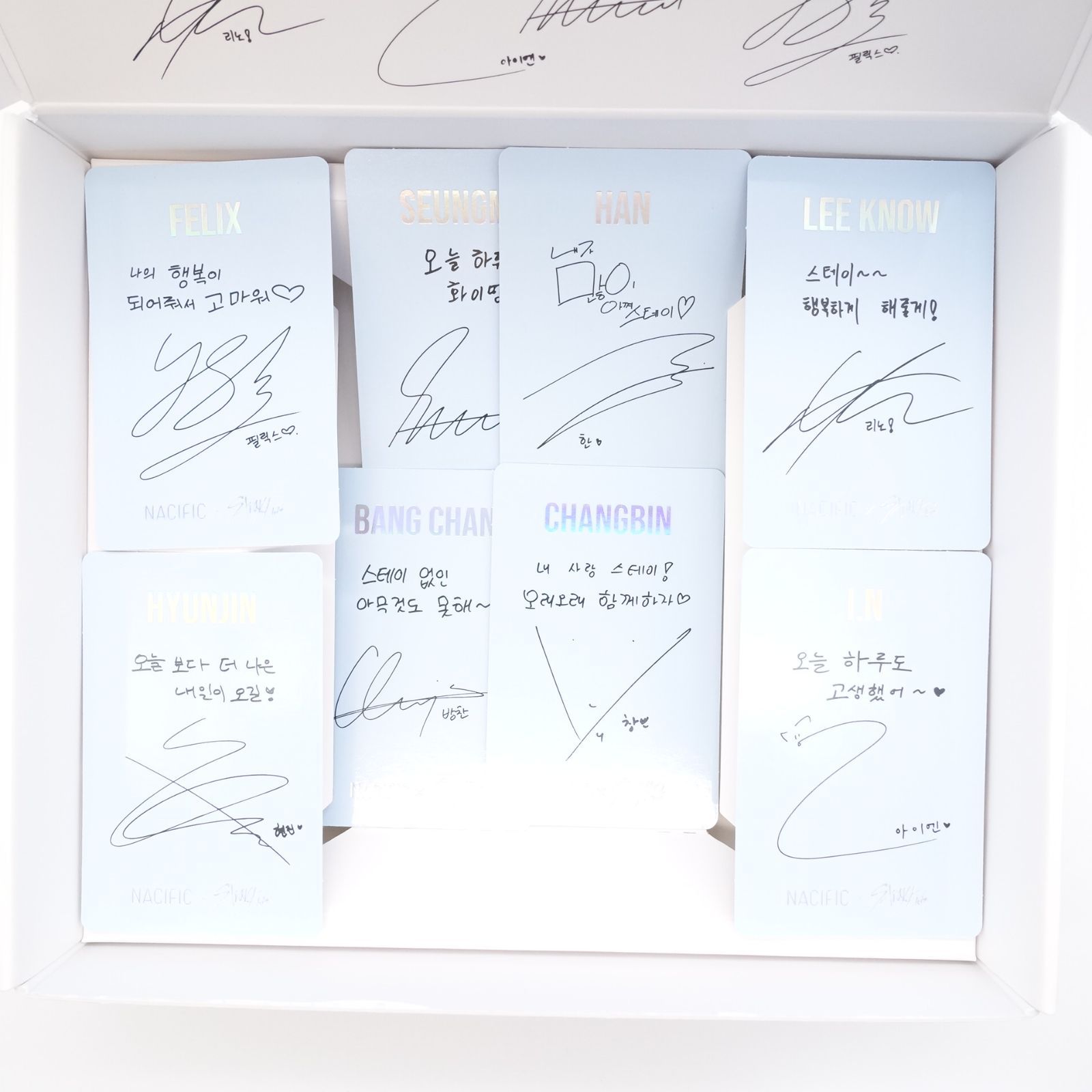 Stray Kids スキズ コラボBOX NACIFIC トレカセット フォト カード