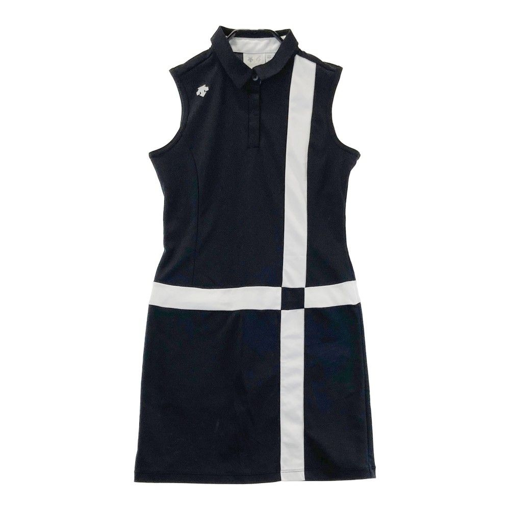 サイズ：S DESCENTE GOLF デサントゴルフ ノースリーブワンピース