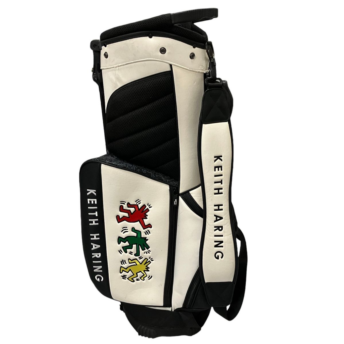 KEITH HARING キースヘリング キャディバッグ ゴルフバッグ フード付き