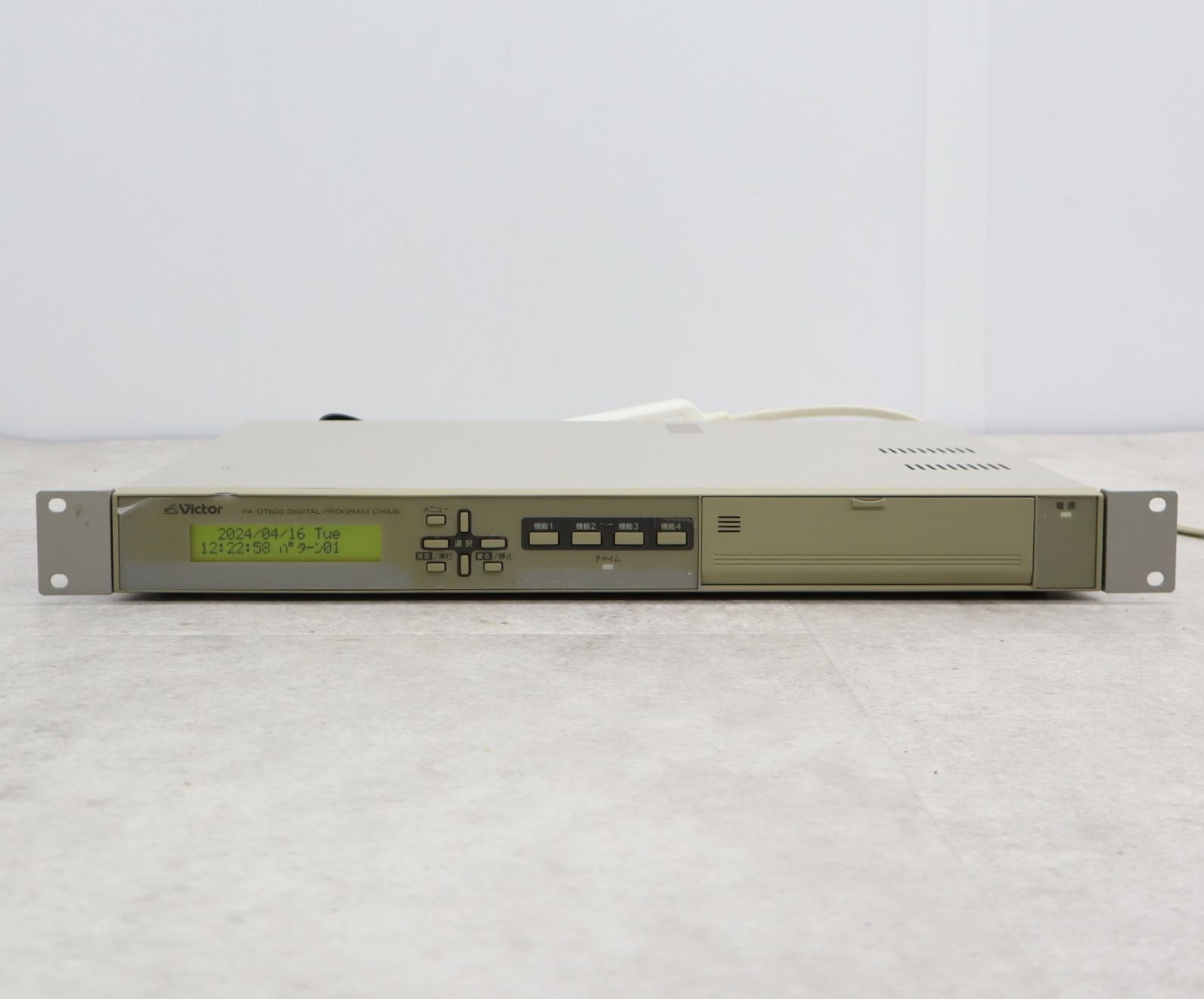 △放送機器 ｜デジタルプログラムチャイム｜Victor ビクター PA-DT600