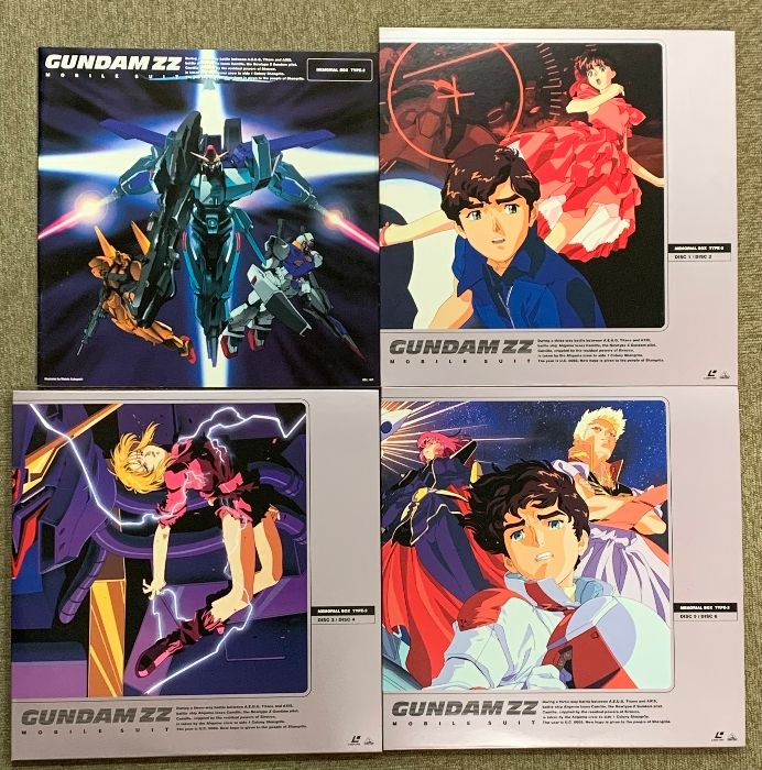 LD アニメ Zガンダム ZZガンダム LD-BOX まとめて 4巻 セット バンダイ