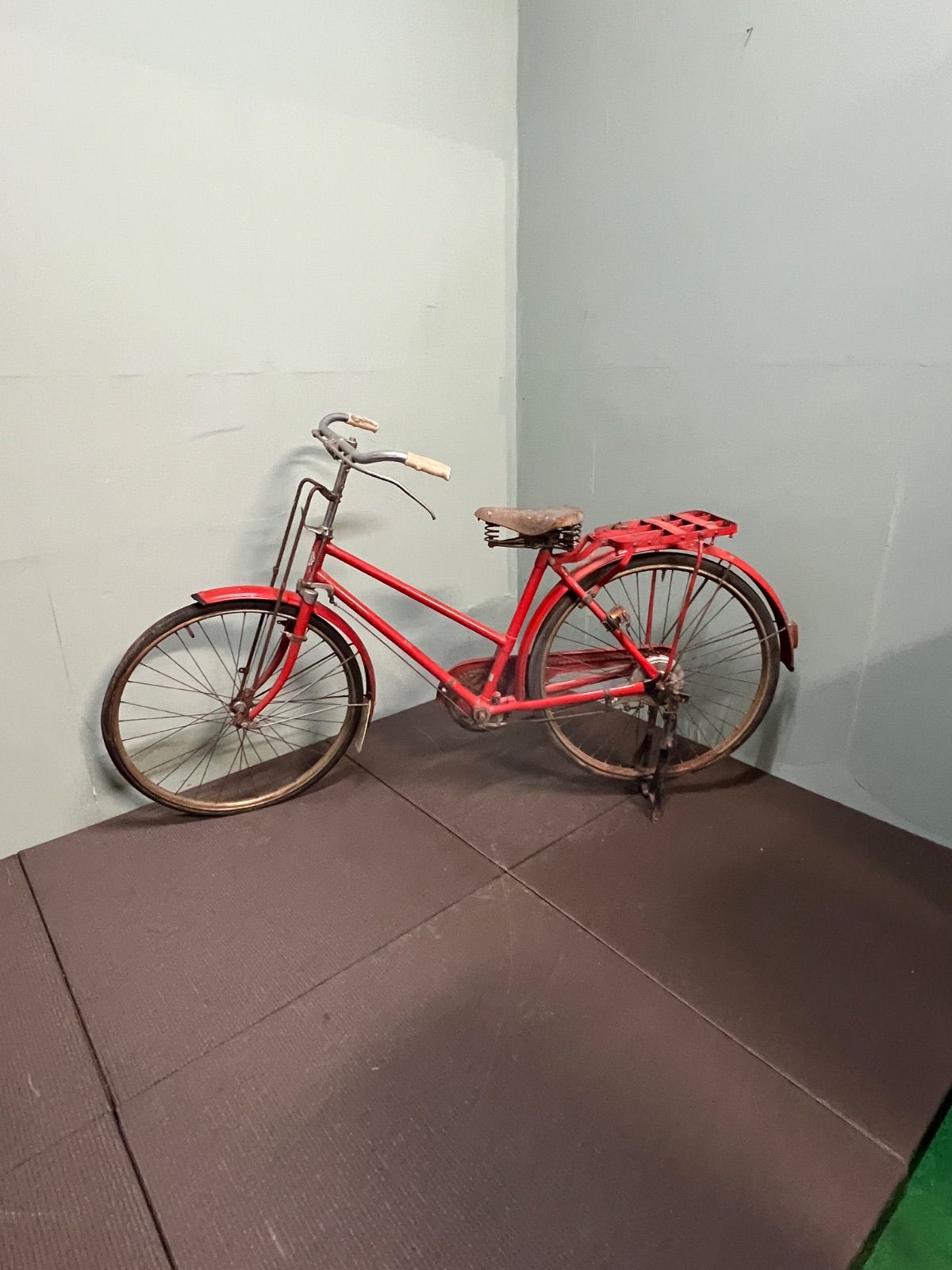 ⭐︎ ツノダ ヴィンテージ 自転車 昔 自転車 赤 - メルカリ