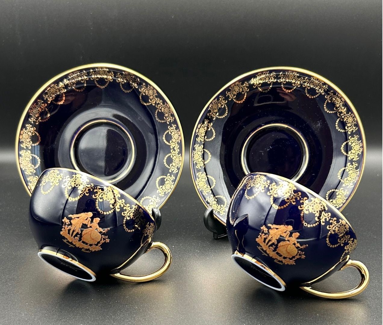 希少】Limoges（リモージュ）CASTEL 22K金彩 アンティーク カップ