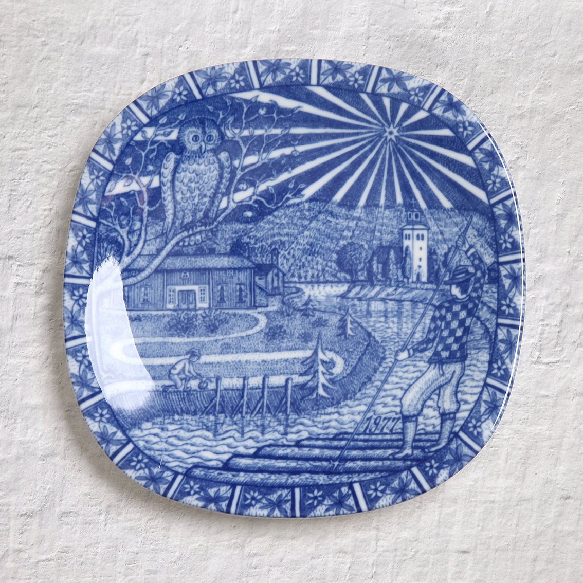 ニルスと一緒にスウェーデンを旅する絵皿 | kogmas 北欧ヴィンテージ