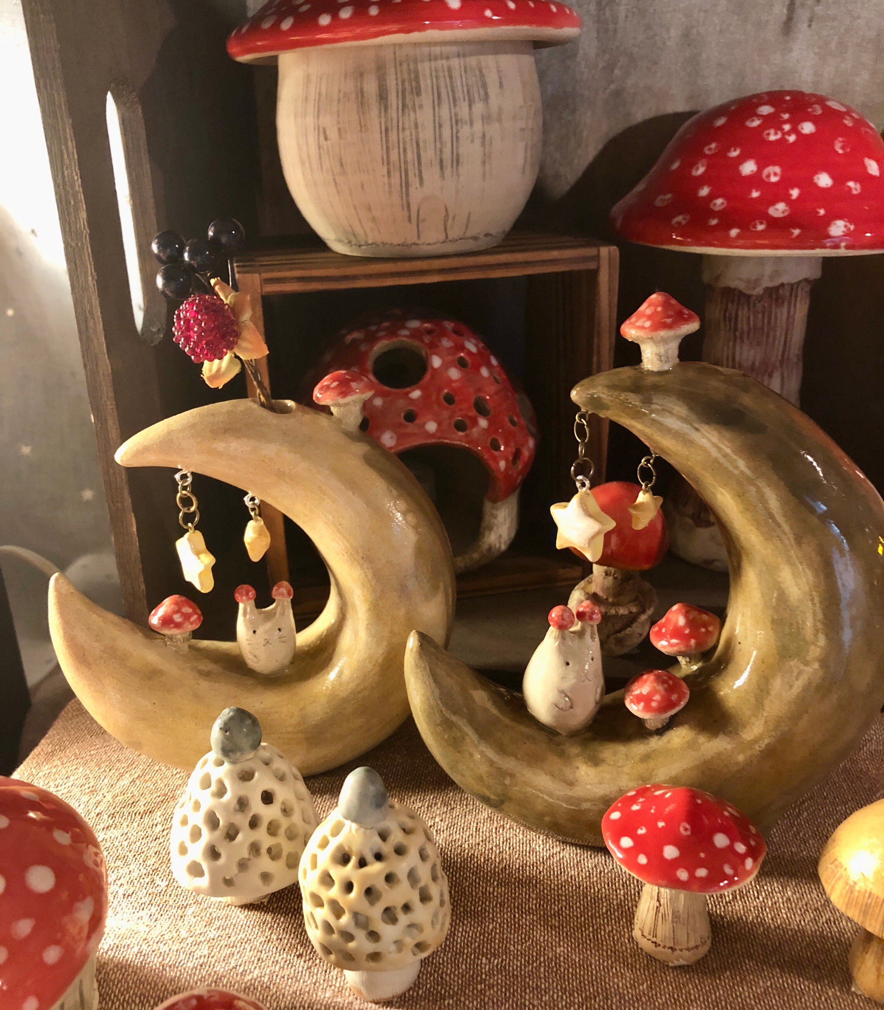 陶芸から生まれたきのこ星人】ミカヅキ印 器 製作工房 インタビュー