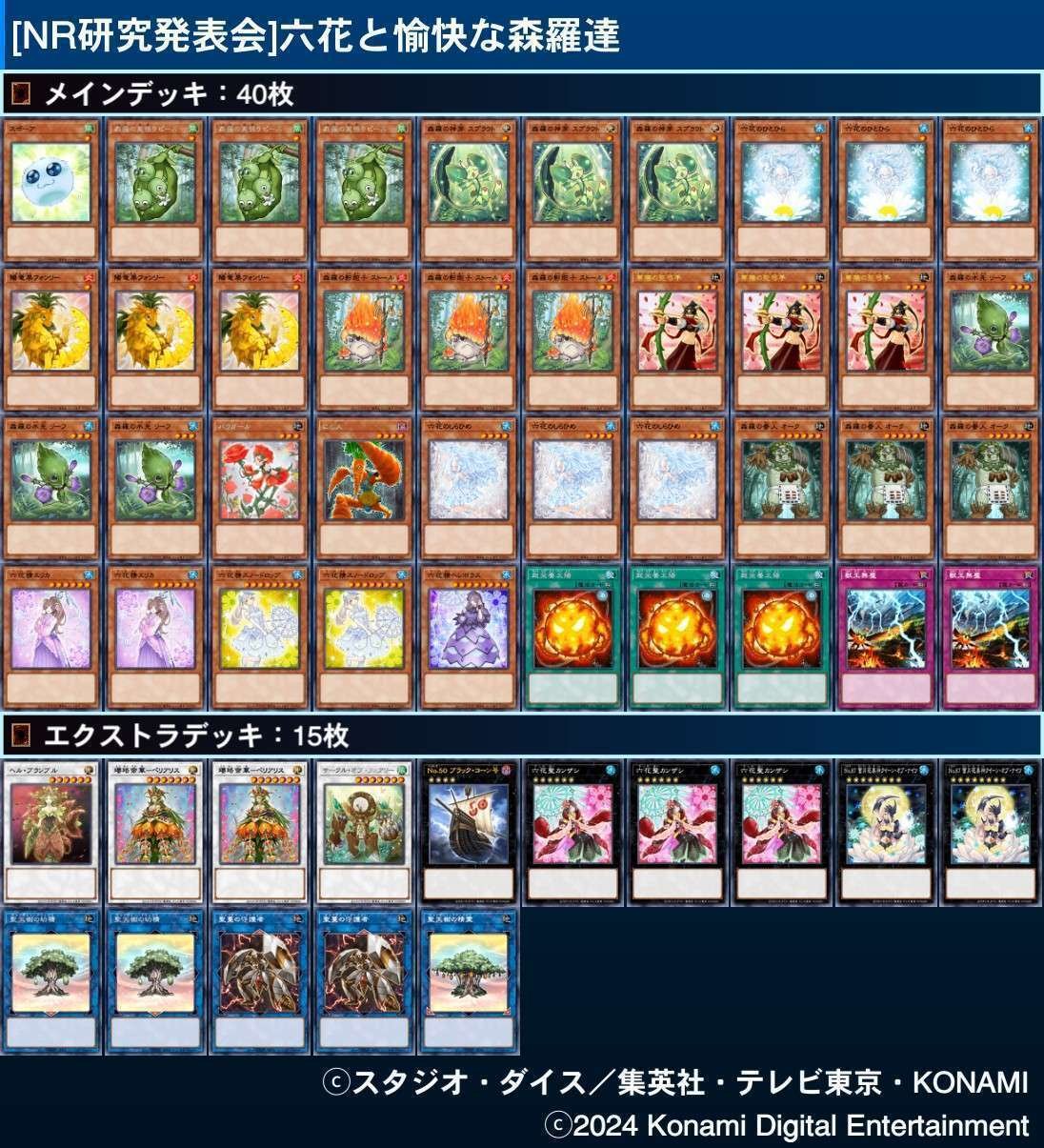 NR]デッキ紹介：六花森羅｜Alfard / 樹海人