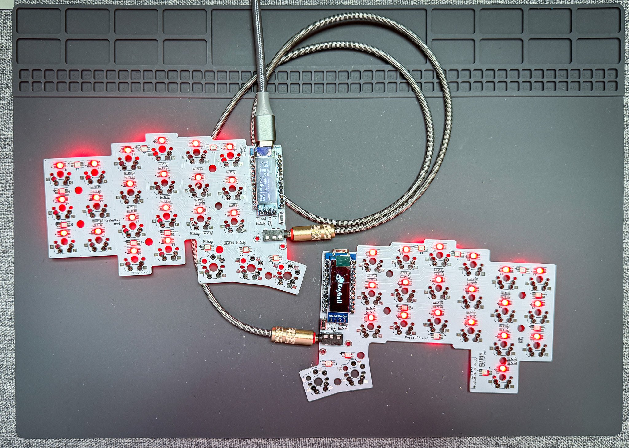 自作キーボード] Keyball44 ビルドログ #4｜しょっさん