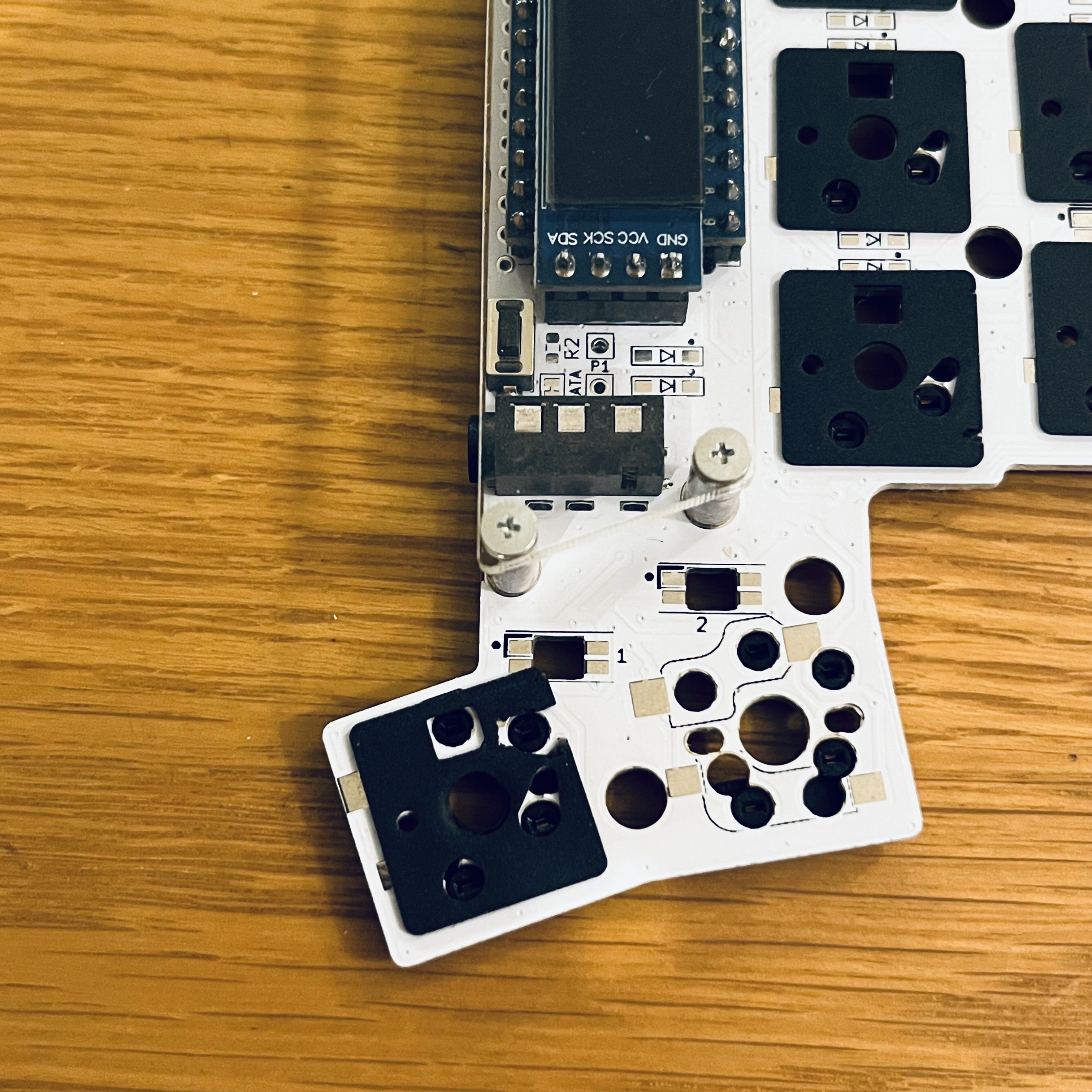 Keyball44｜キースイッチ交換でロープロファイル化へ｜mame