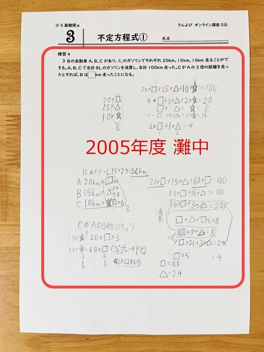 土特（土曜志望校別特訓）1回目【サピックスα1 中学受験の記録】｜ちぇ