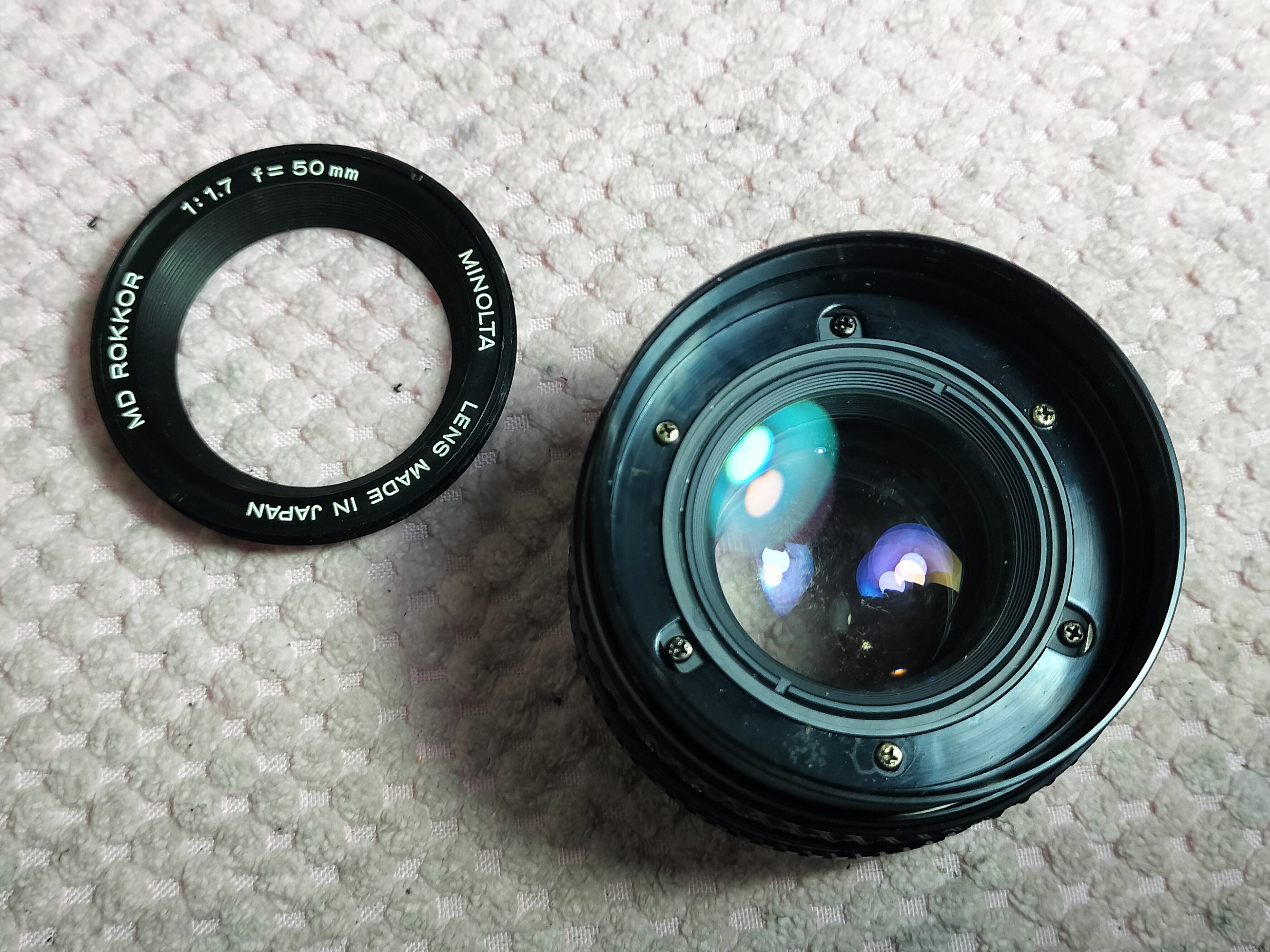 ミノルタ MDレンズの分解 Minolta MD 50mm F/1.7｜フィルムカメラ修理