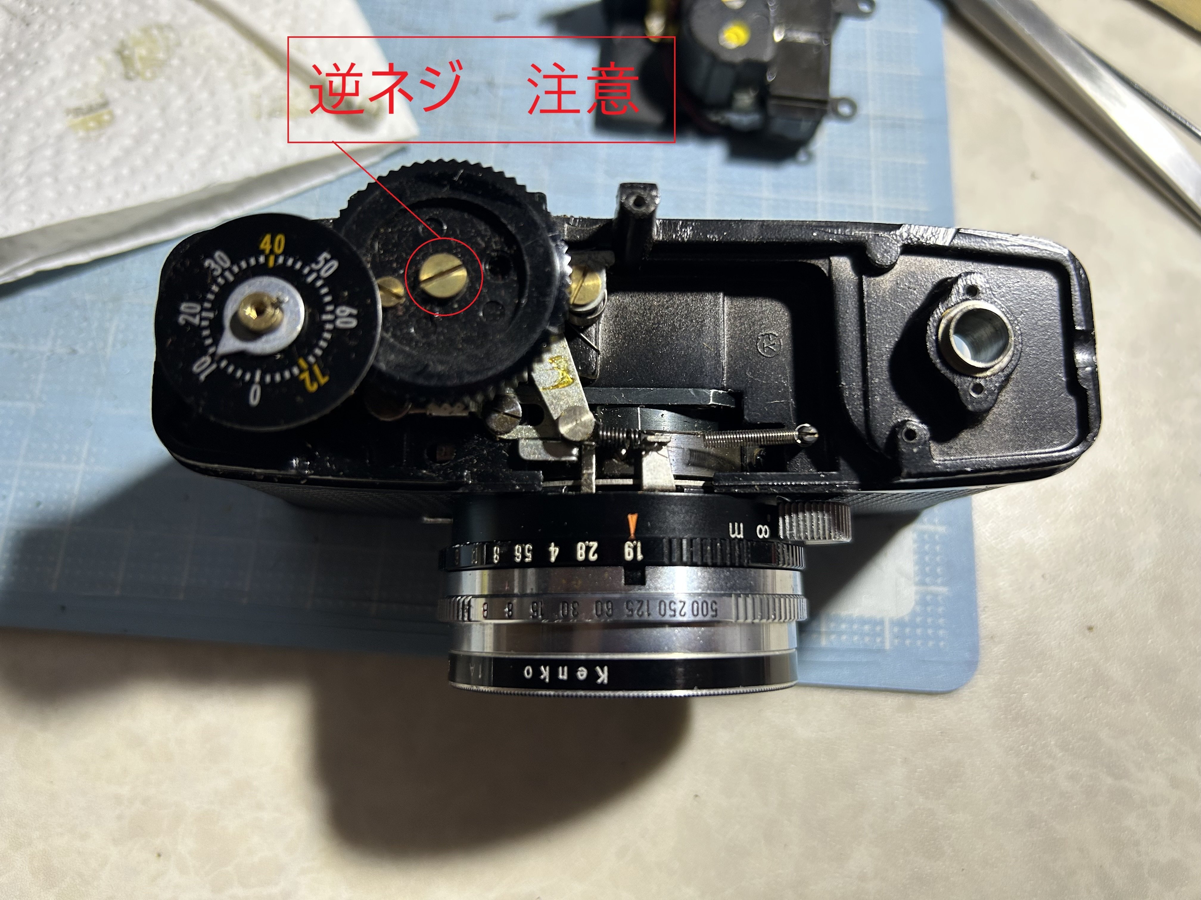 OLYMPUS PEN-Dのオーバーホール記｜Katsuhiro