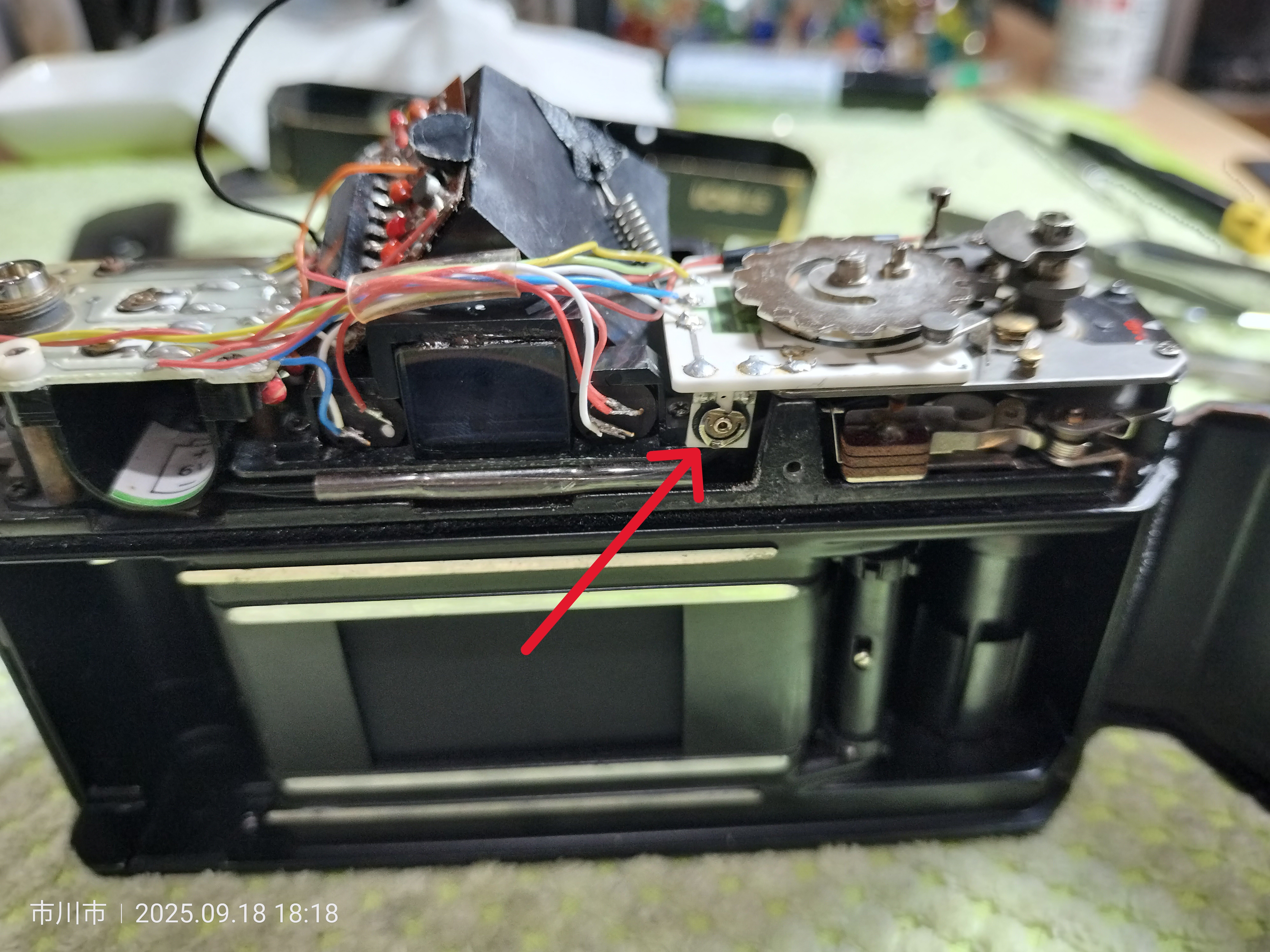 FUJICA ST801の分解｜フィルムカメラ修理のアクアカメラ