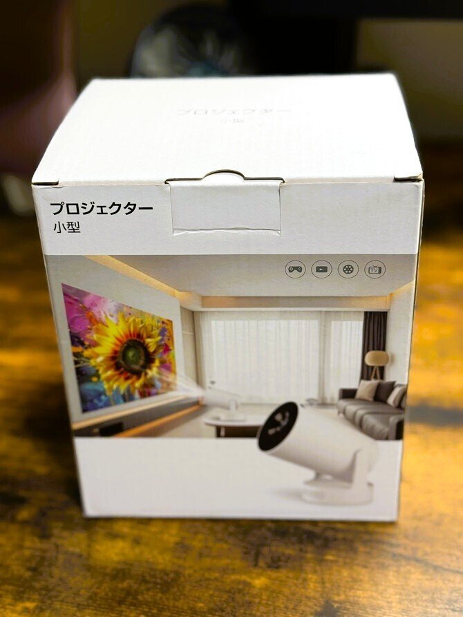 270°回転＆Android TV14.0搭載の「超小型プロジェクター」を購入して