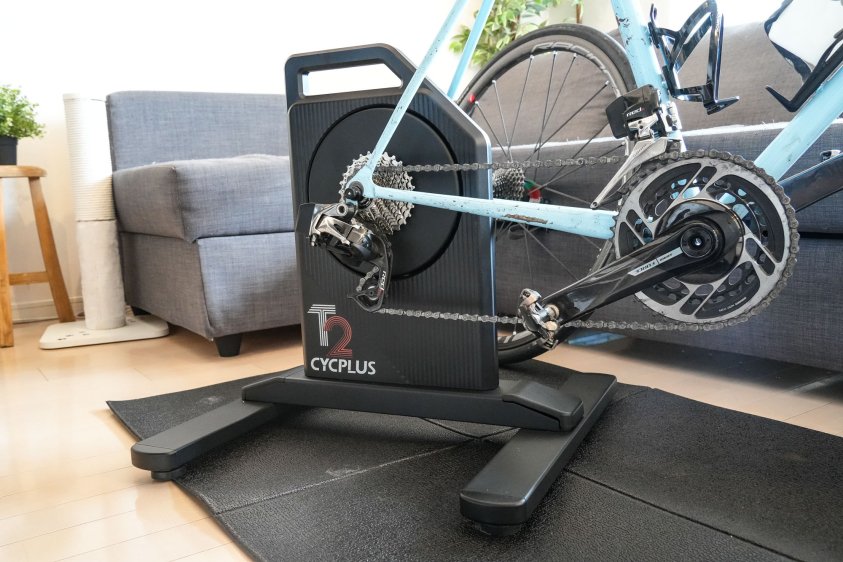ローラー台】CYCPLUS スマートトレーナー T2Hを使ってみた感想｜静音
