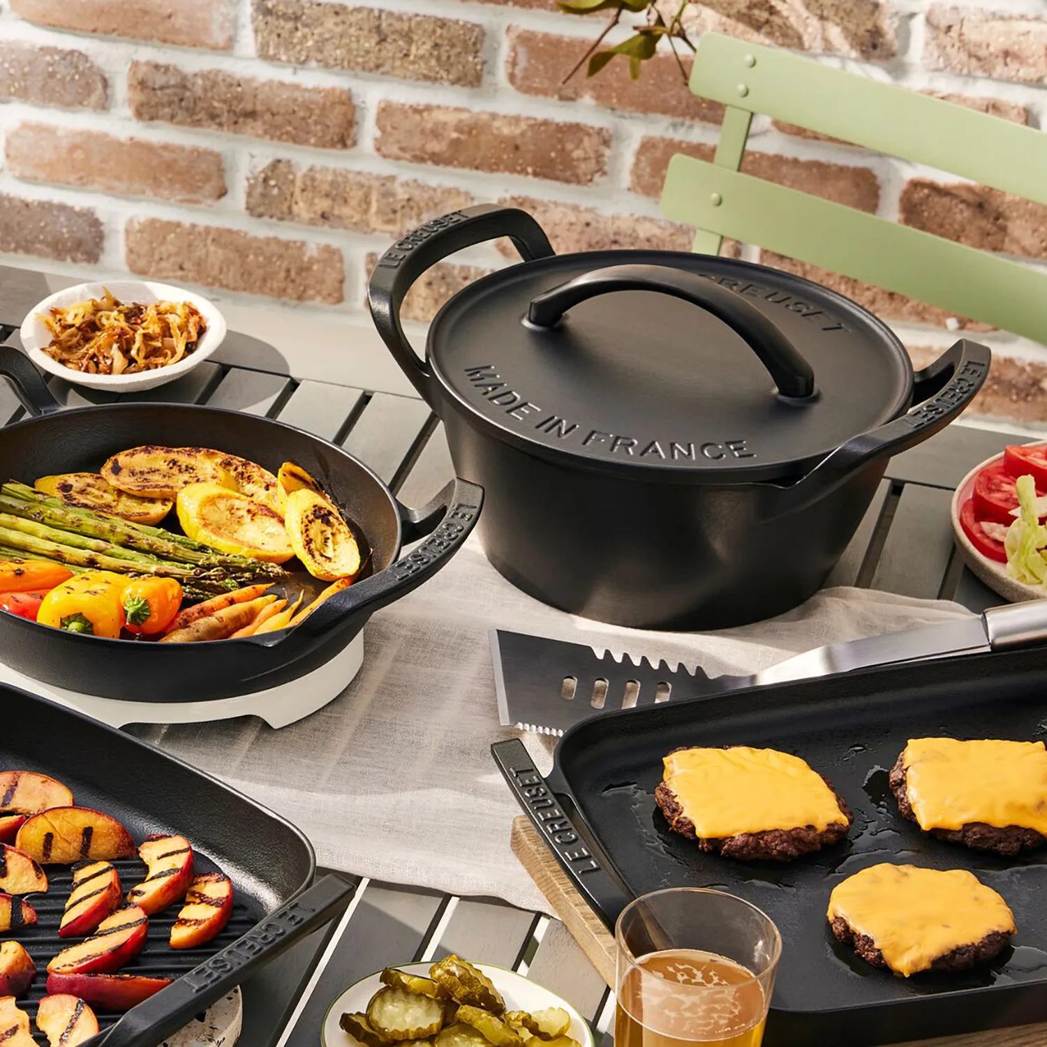 Le Creuset Alpine Outdoor Rectangular Griddle, 15.75