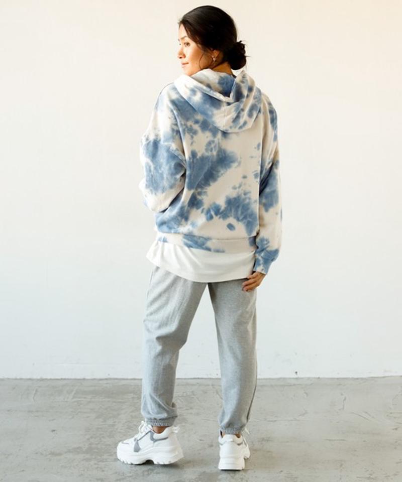 GRIEZ(グリーズ)の「タイダイ柄パーカ」 - PARTE