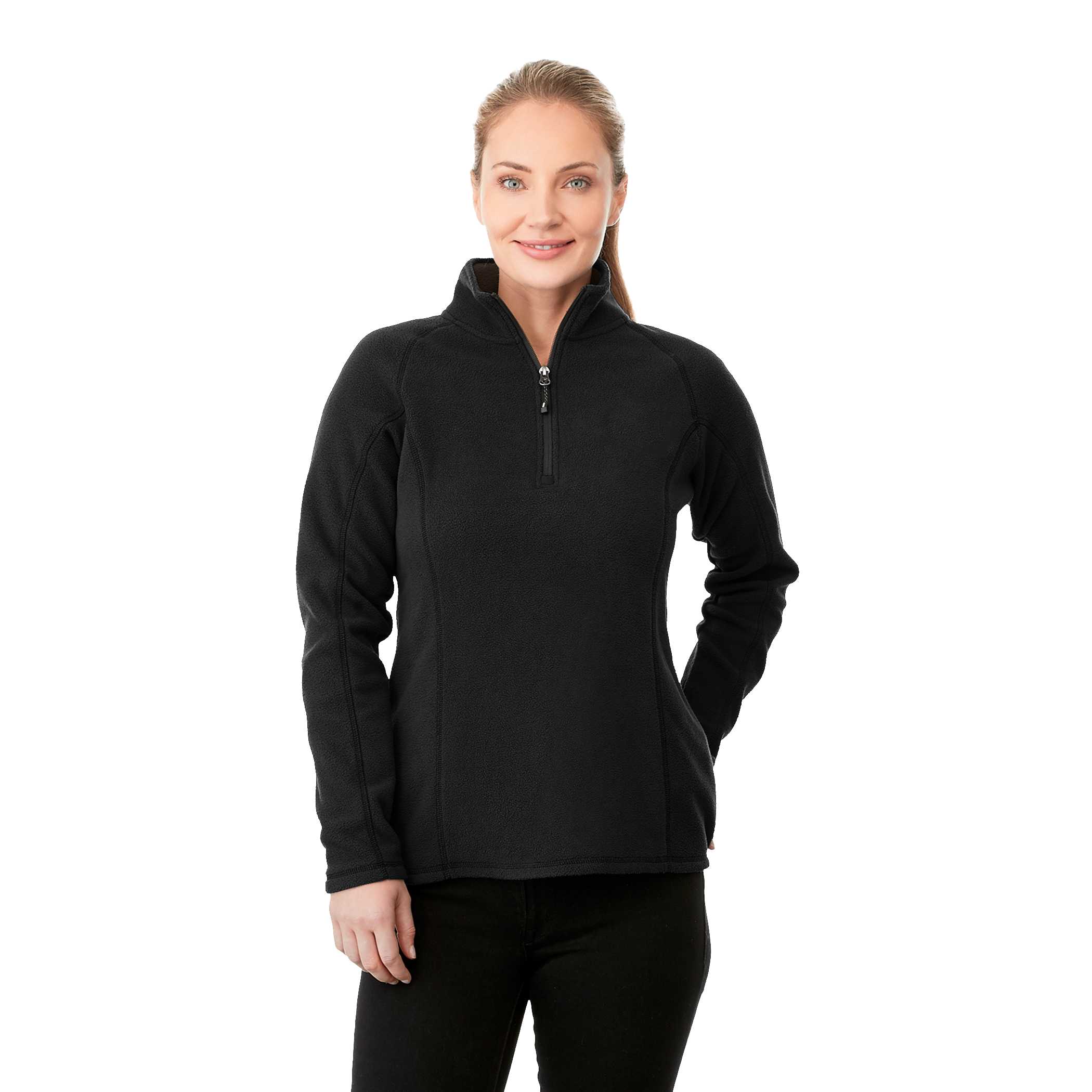 Women's BOWLEN Poly Microfleece Half Zip | PCNA