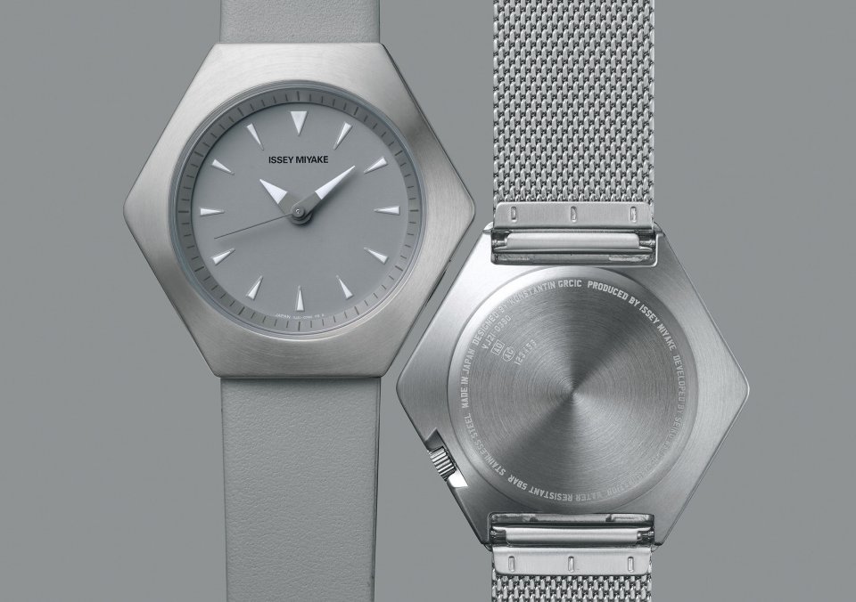 セイコーウオッチの＜ISSEY MIYAKE WATCH＞に 六角形をモチーフにした