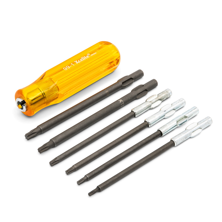 TestEquity: Weller Xcelite 99XTD7N Torx Driver Blade Set, 6-Pc