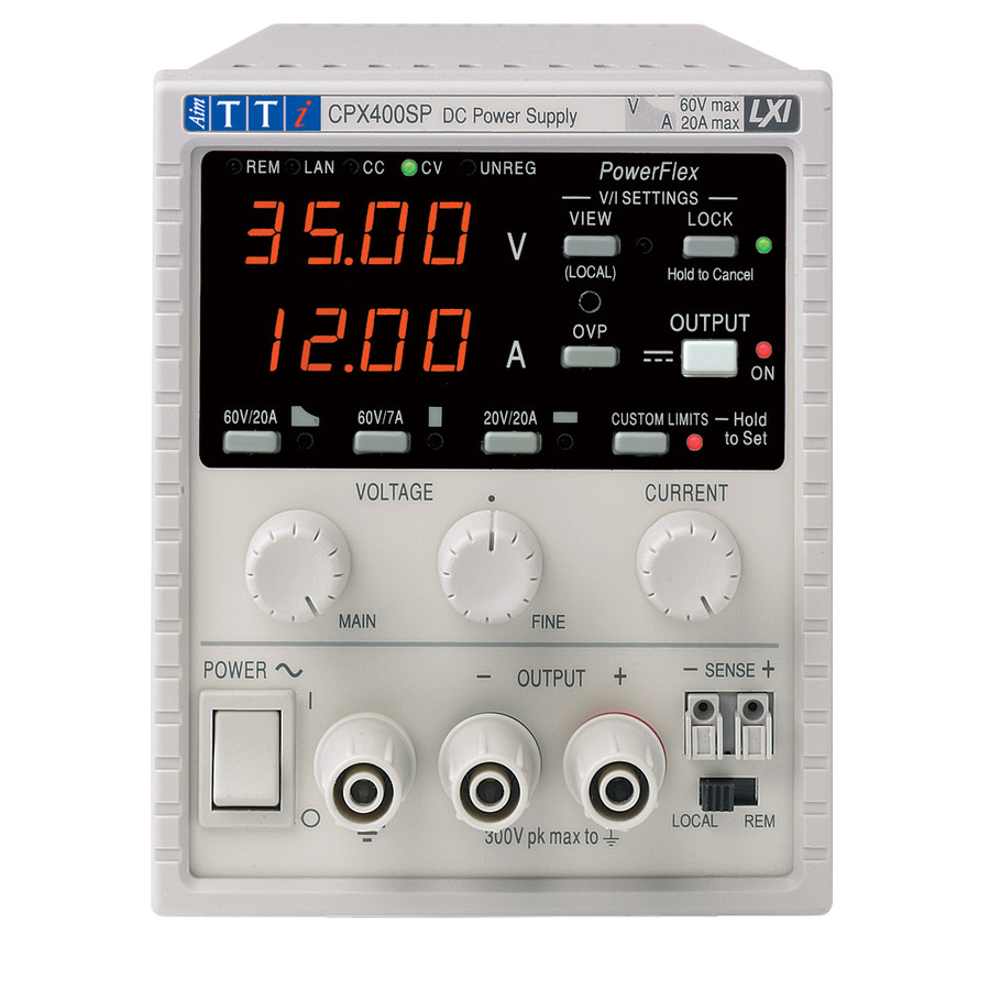 TestEquity: Aim-TTi CPX400SP DC Power Supply, PowerFlex, Single