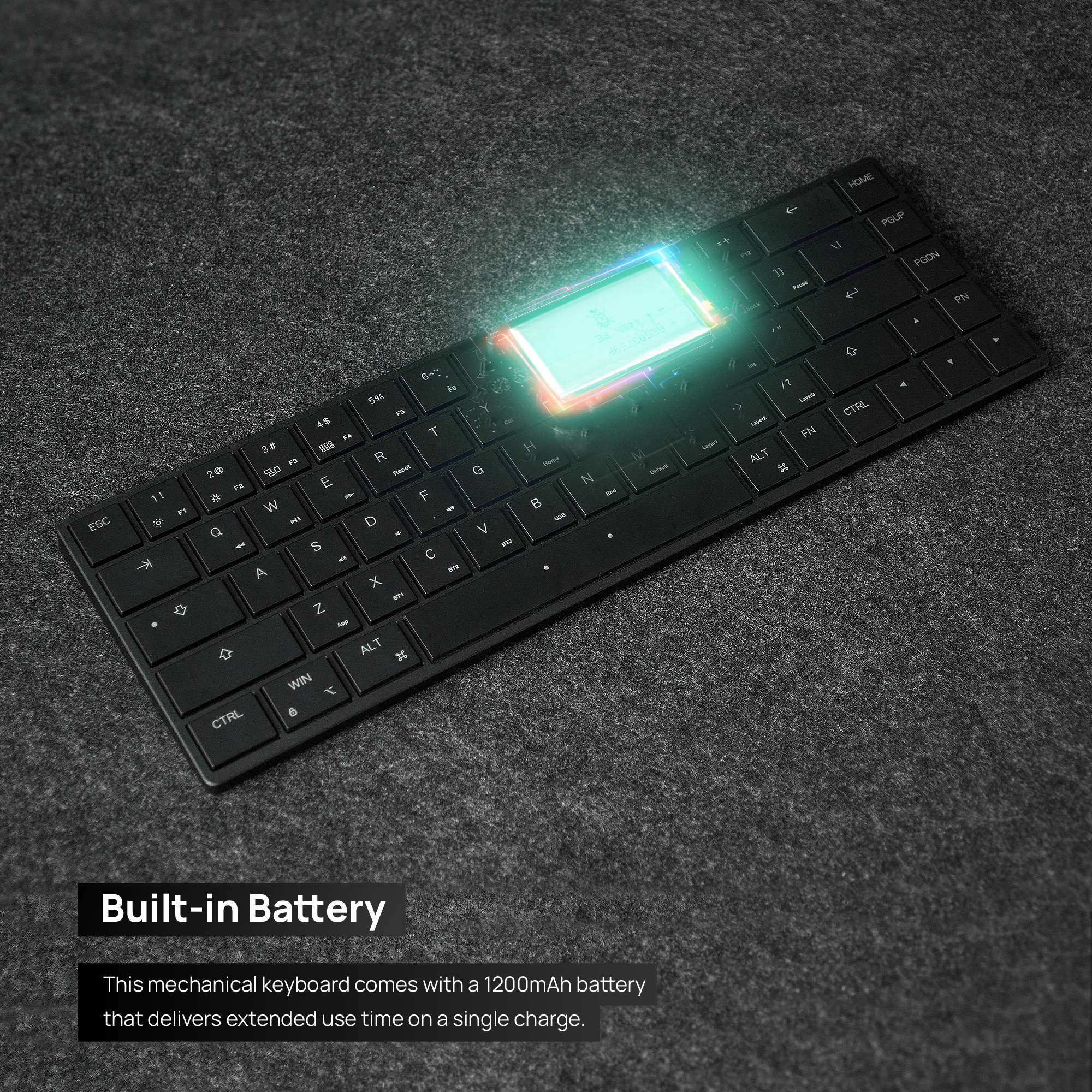 AIRONE BT Black - US | Mistel Keyboard