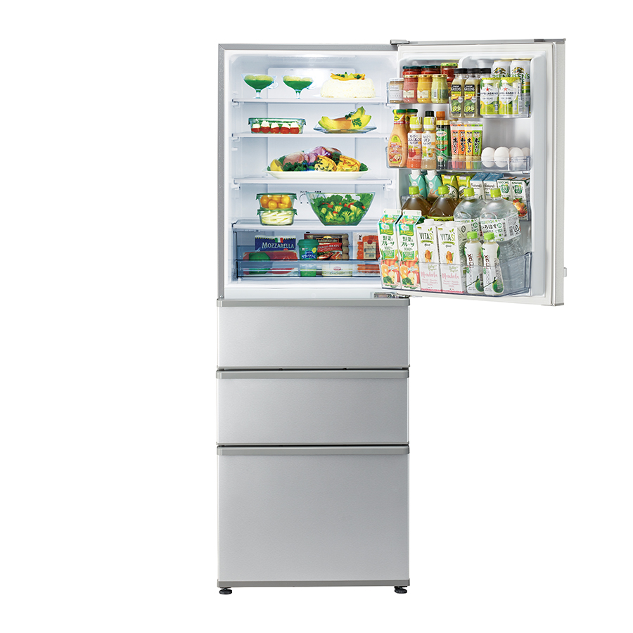 AQUA アクア 2019年製 ノンフロン冷凍冷蔵庫 AQR-13H (S) AQUA