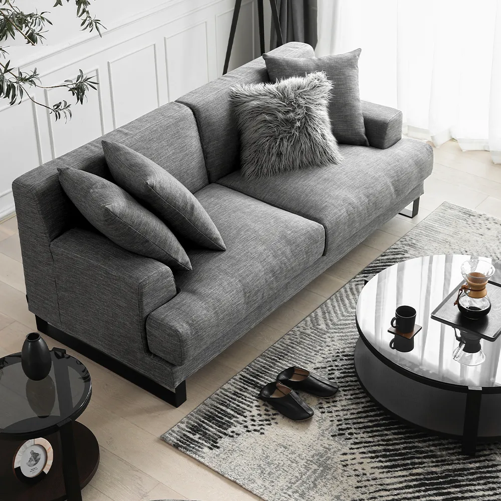 ② 【定価19万】アルモニア 4人掛けソファ｜喫煙・ペットなし｜設置