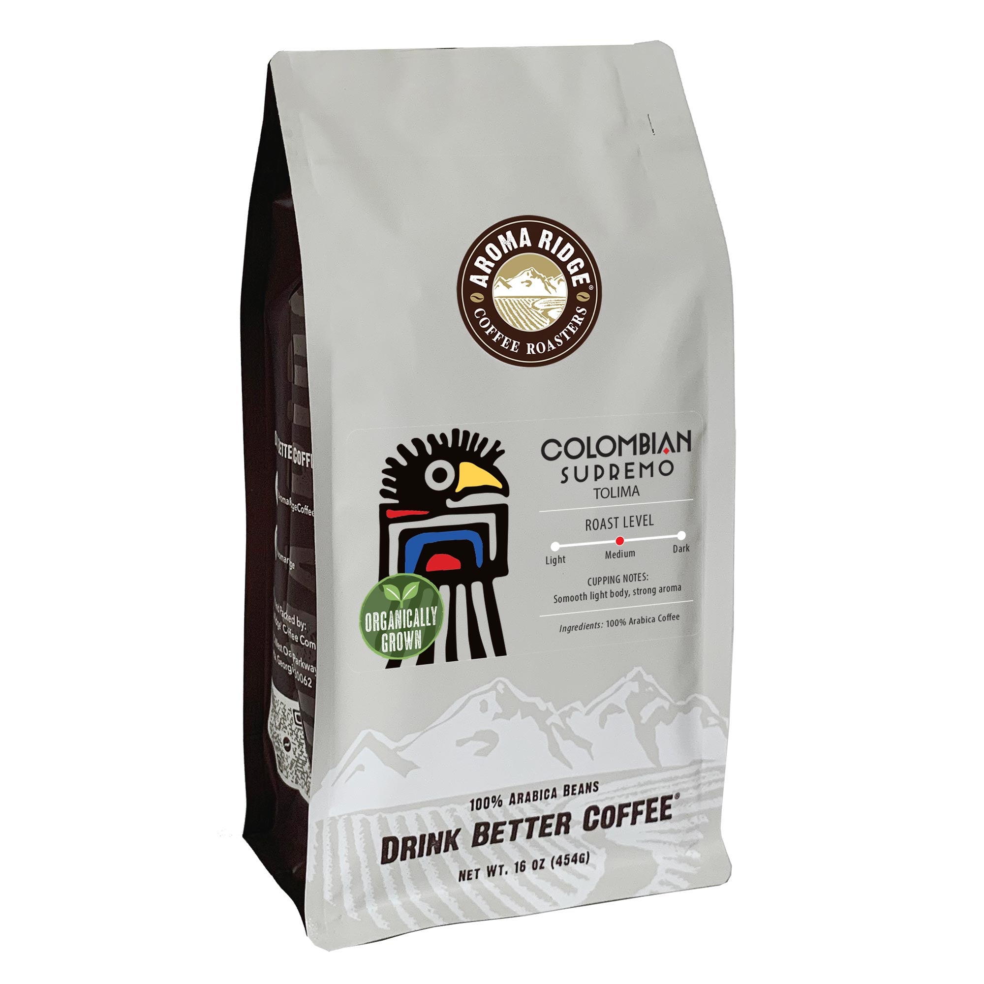 Colombian Supremo Tolima Region Organically Grown Coffee