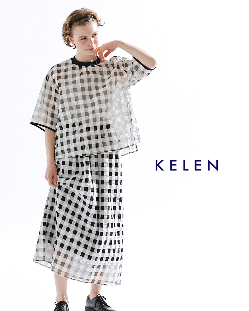 70%OFF】kelen ケレン シアー チェック スカート “WISS” lkl25ssk2041