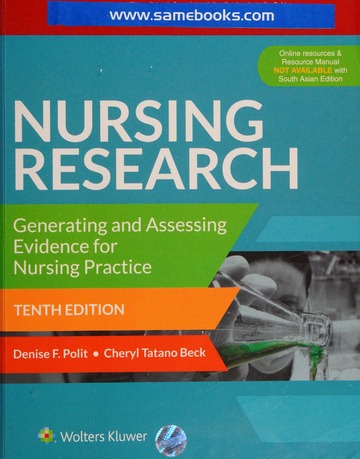 Nursing Research - Generating And Assessing Evidence For Nursing