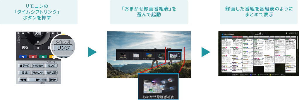 M540X/録画/録画機能｜テレビ｜REGZA：東芝