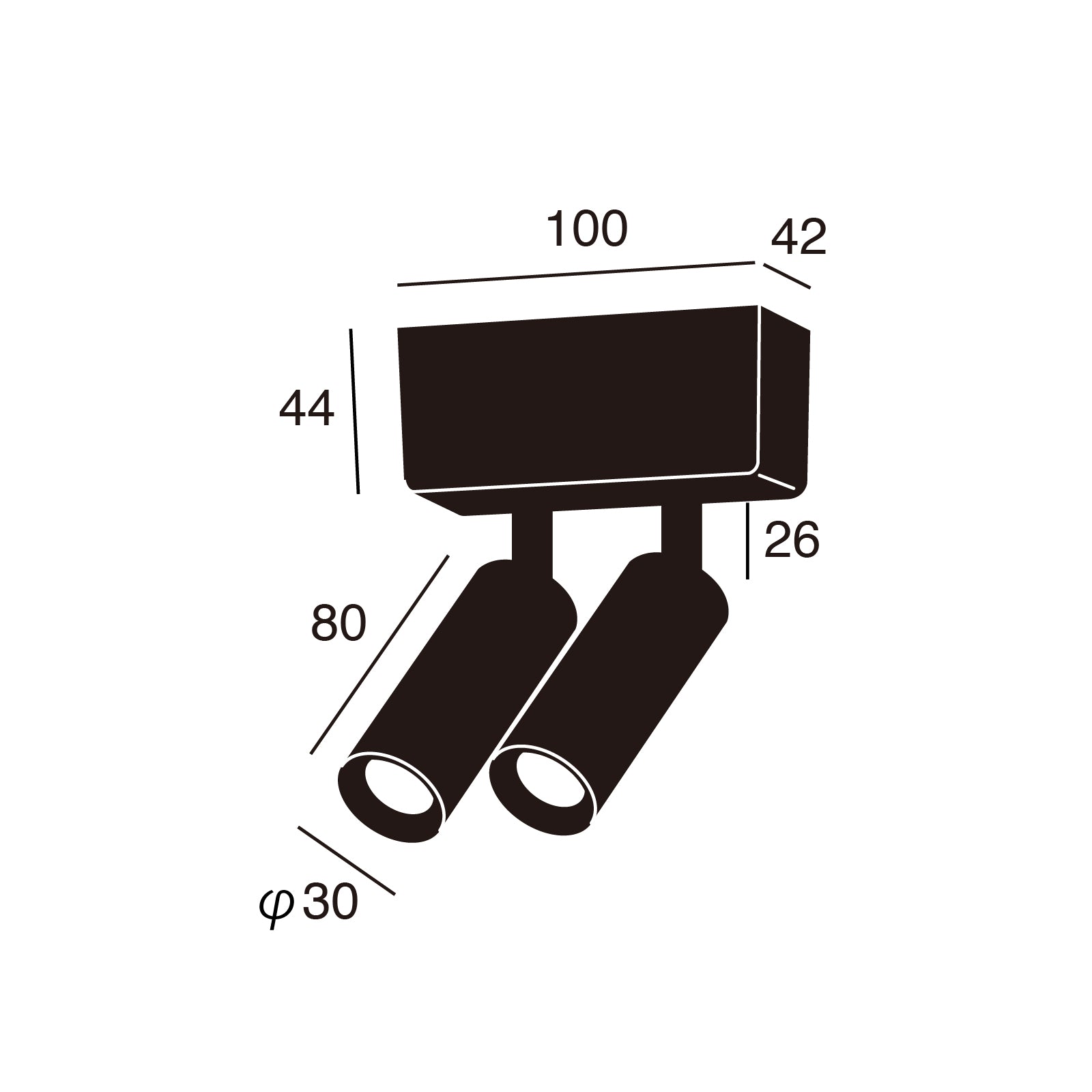 Grid slim 2-duct down light｜ARTWORKSTUDIO公式