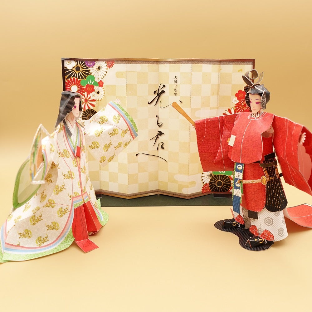 グッズ開封】制作5時間「光る君へ」公認ペーパークラフトで名場面再現