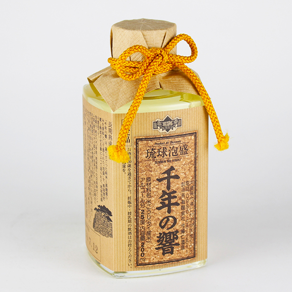 千年の響 長期熟成古酒 25度,200ml ミニボトル 10年古酒ブレンド