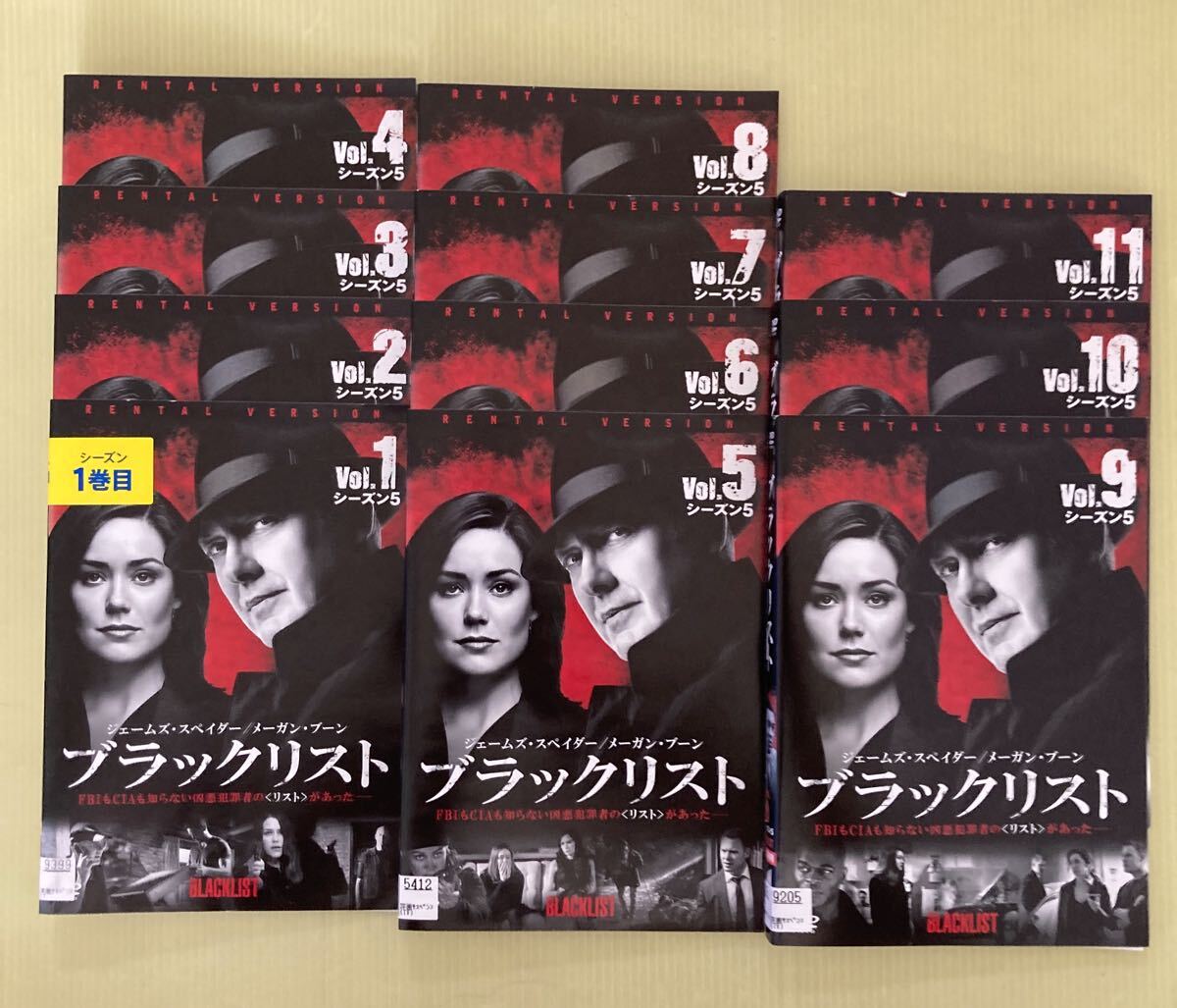 ブラックリスト BLACKLIST シーズン1〜9 97巻全巻セット 管理番号11765