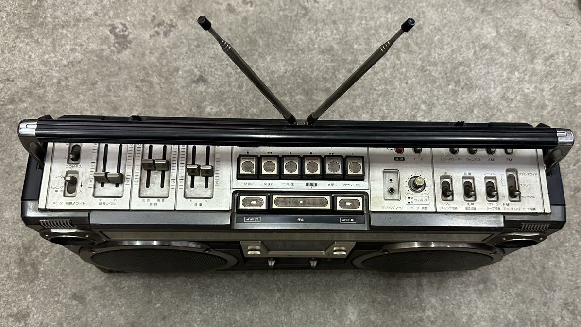 SHARP シャープ ラジカセ GF-305SB ザ・サーチャー 昭和レトロ 中古品