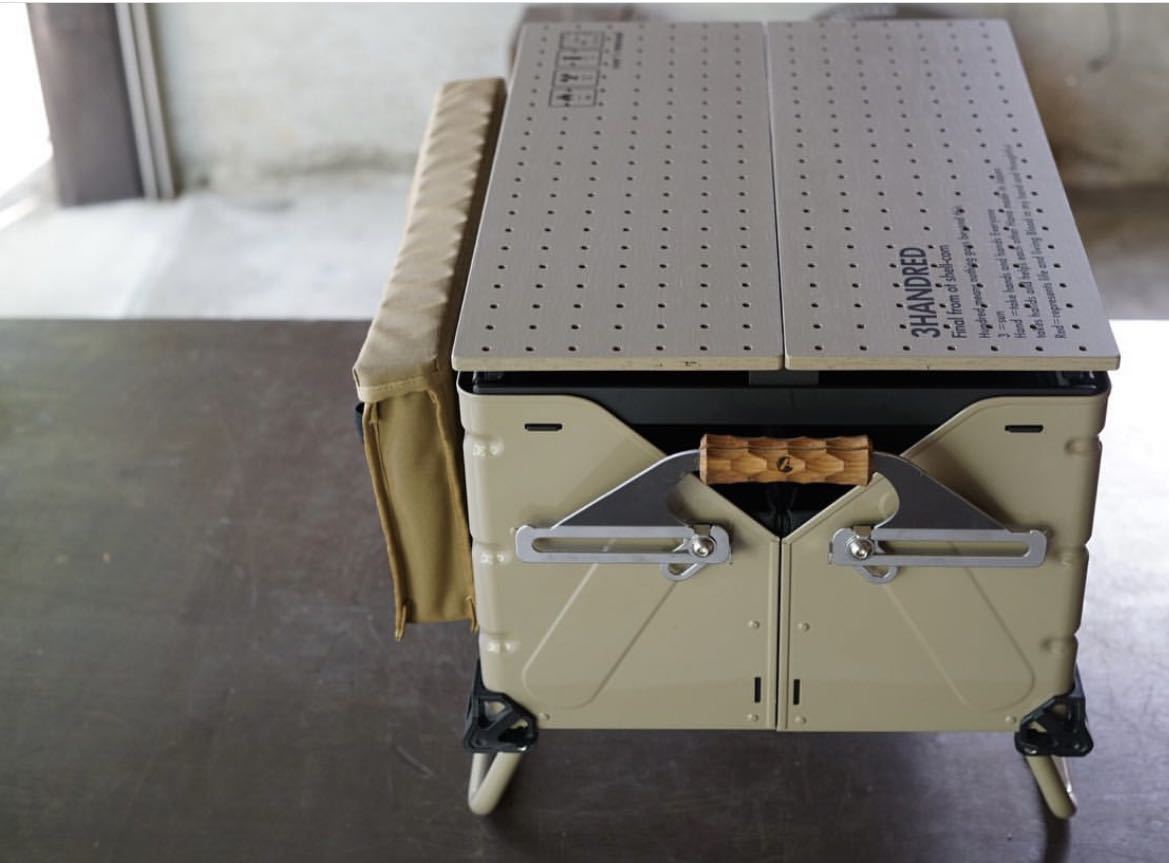 シェルフコンテナ50 ウイングトップ brunt h&o タンカラー シェルコン