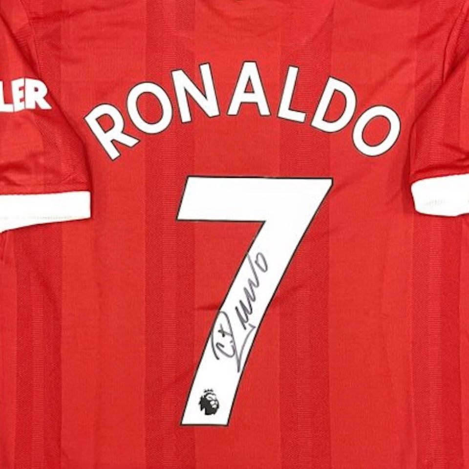 直筆サイン入り】クリロナ マンUユニフォームの購入 – AuthentiCo.