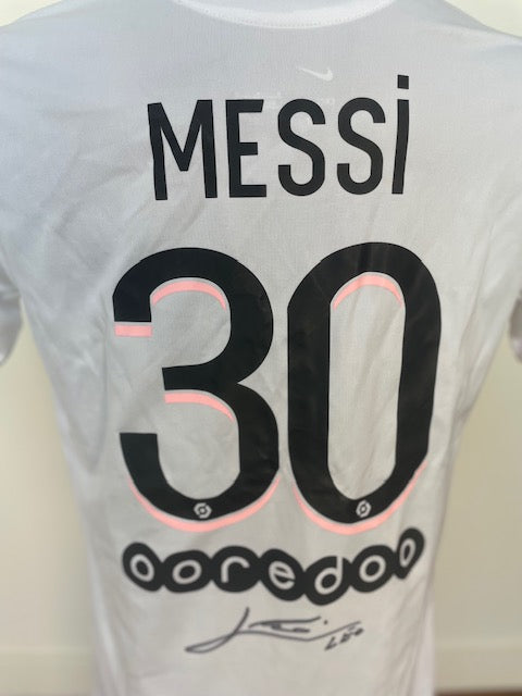 メッシ・ネイマール・エムバペ 直筆サイン入り 2021 PSG ユニフォーム