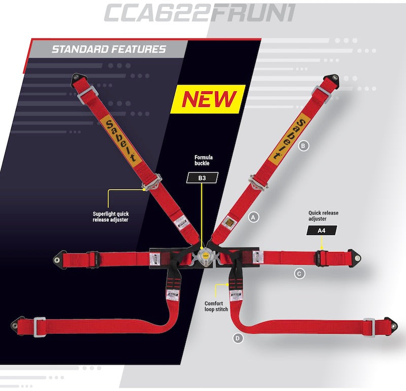 sabelt サベルト CCA622FUN1 ハーネス 6点式シートベルト – スパルコ
