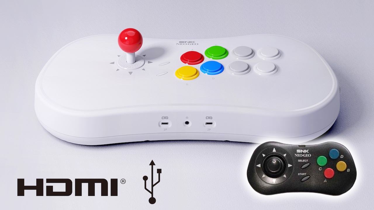 SNKのゲーム内蔵アーケードスティック「NEOGEO Arcade Stick Pro」収録