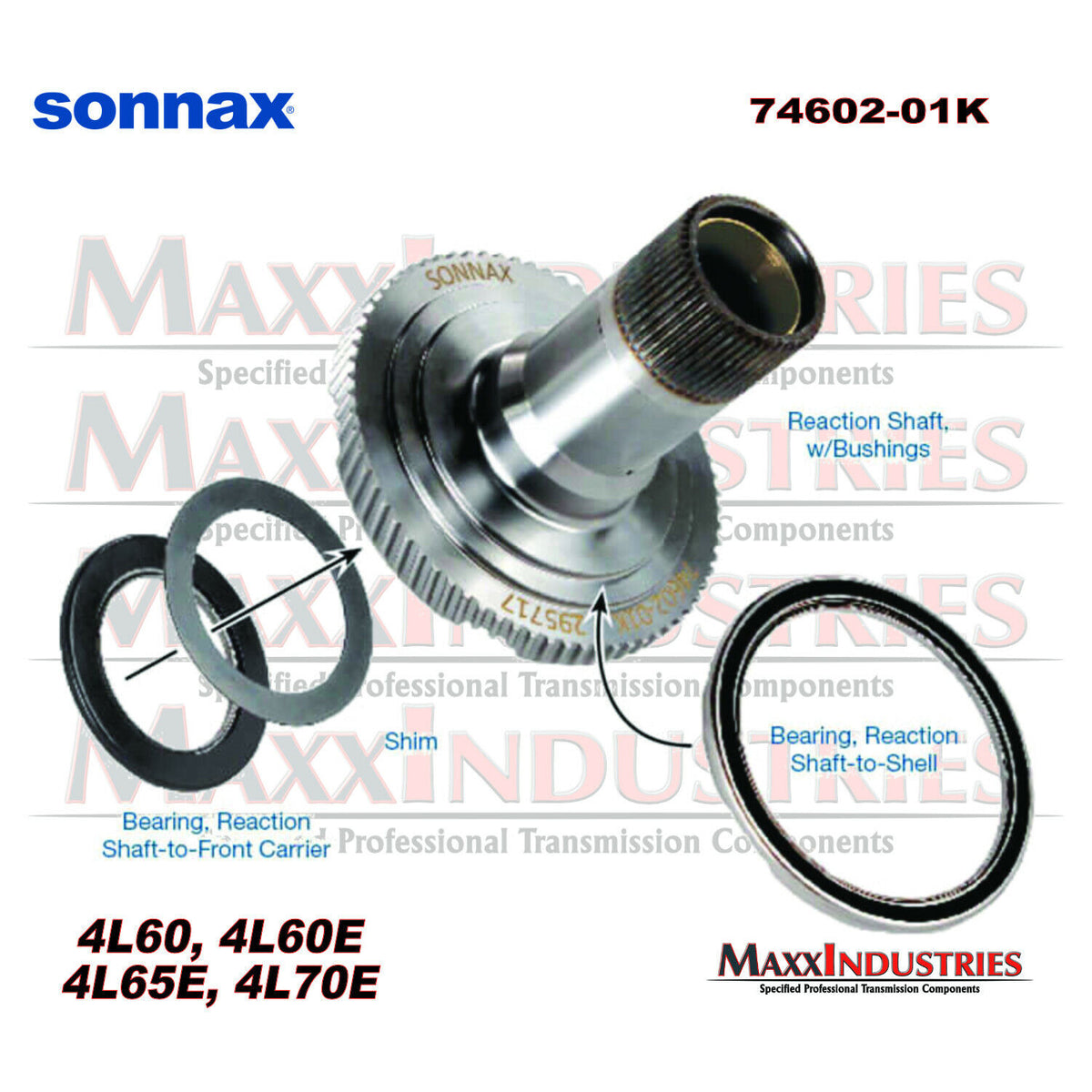 GM 4L60 700R4 4L60E Transmission Heavy Duty Reaction Shaft Kit
