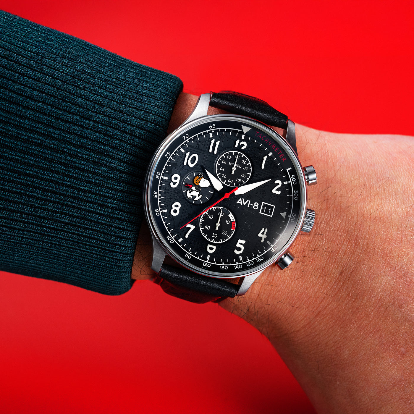 Ace Black | Hawker Hurricane Classic Chronograph Peanuts Snoopy