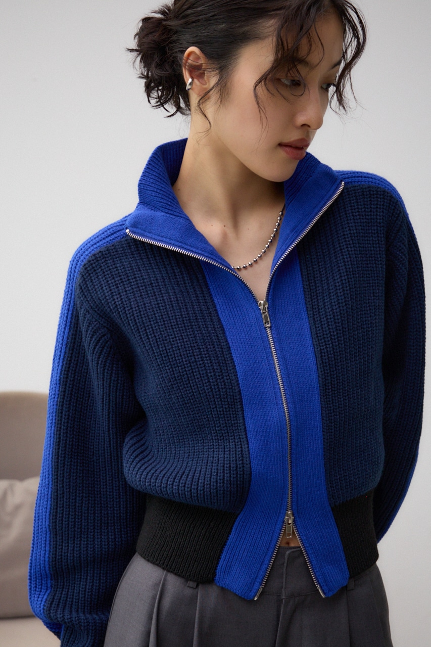 ニットトラックジャケット｜WOMEN｜250HAT70-439H｜AZUL BY MOUSSY