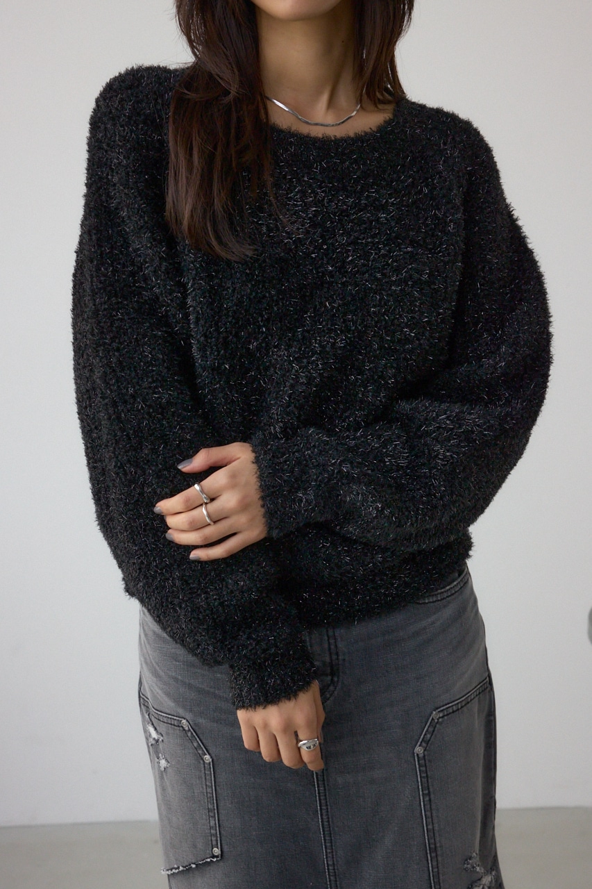 ラメシャギーニットトップス｜WOMEN｜250JSC70-1161｜AZUL BY MOUSSY