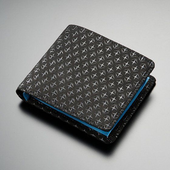 機動戦士ガンダム×印傳屋 RX-78-2 GUNDAM 二折財布（黒×黒