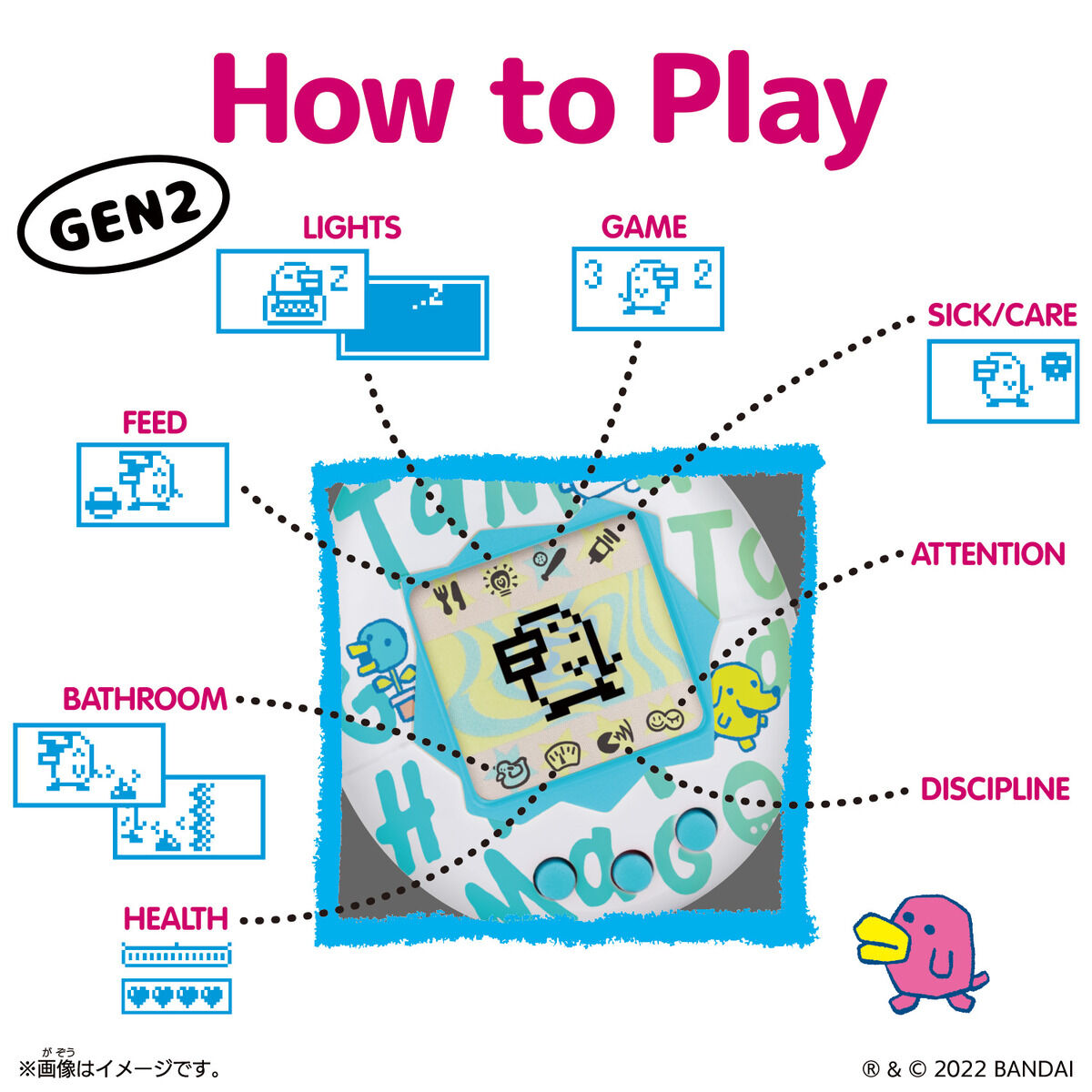 Original Tamagotchi Pastel Bubbles | BANDAI TOYS