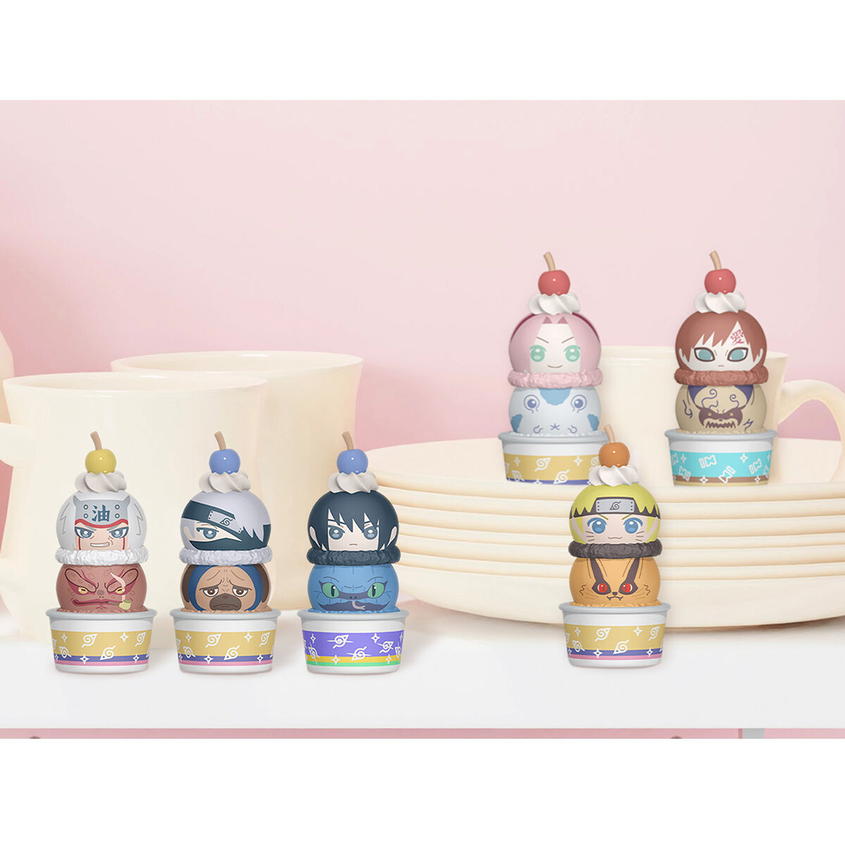 つみちぇん NARUTO-ナルト- 疾風伝 【ワッフルコーンカップ付きセット