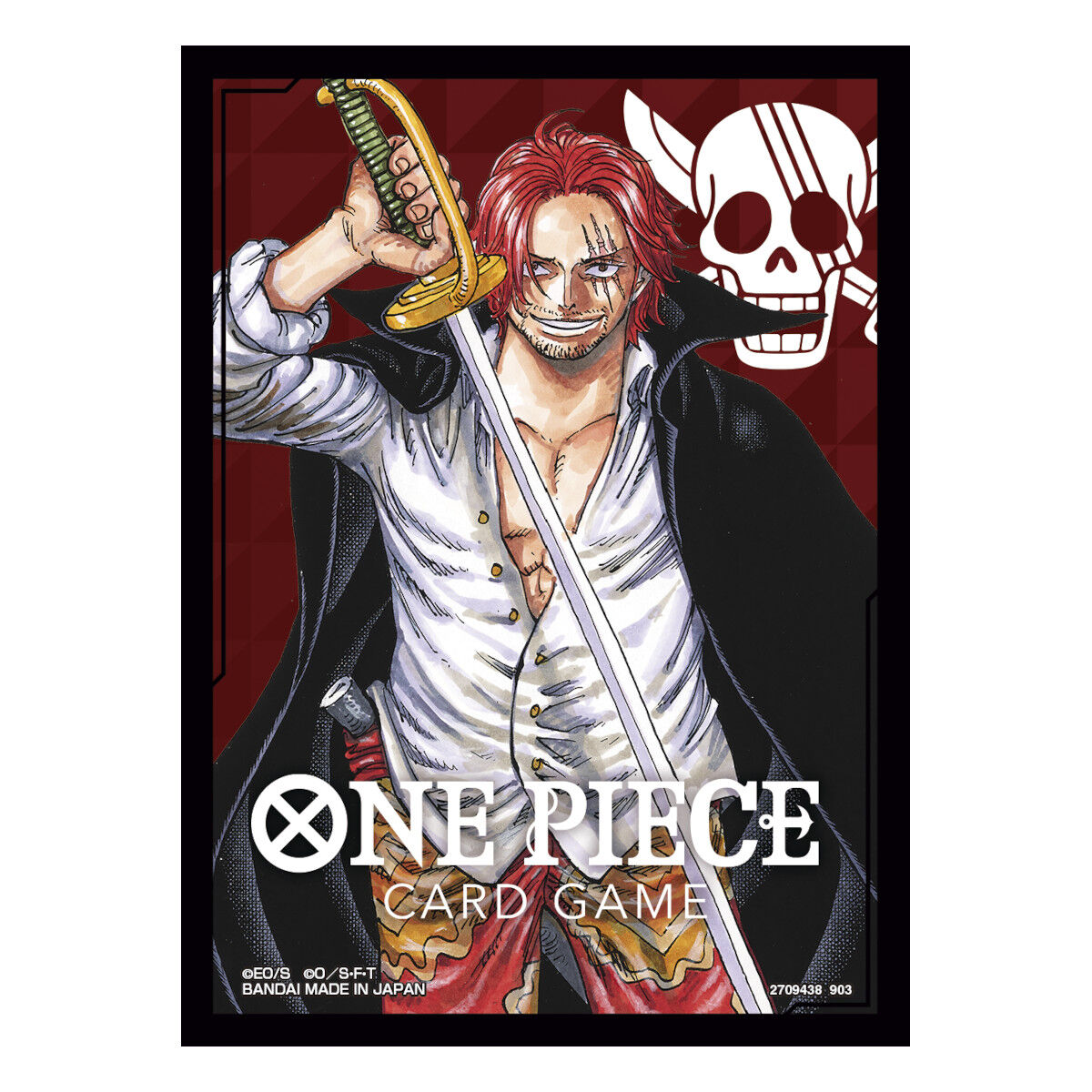 ONE PIECEカードゲーム リミテッドカードスリーブ シャンクス【再販